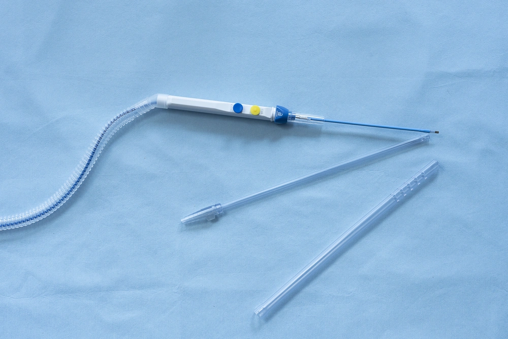 Electrocautery device with an elongated tip